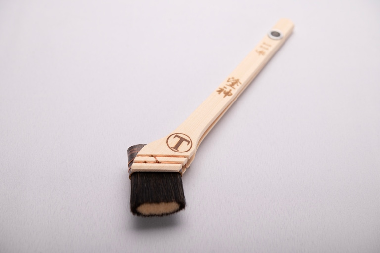 大塚刷毛　ダメ込み刷毛　塗神(ぬりがみ)　薄口隅切タイプ