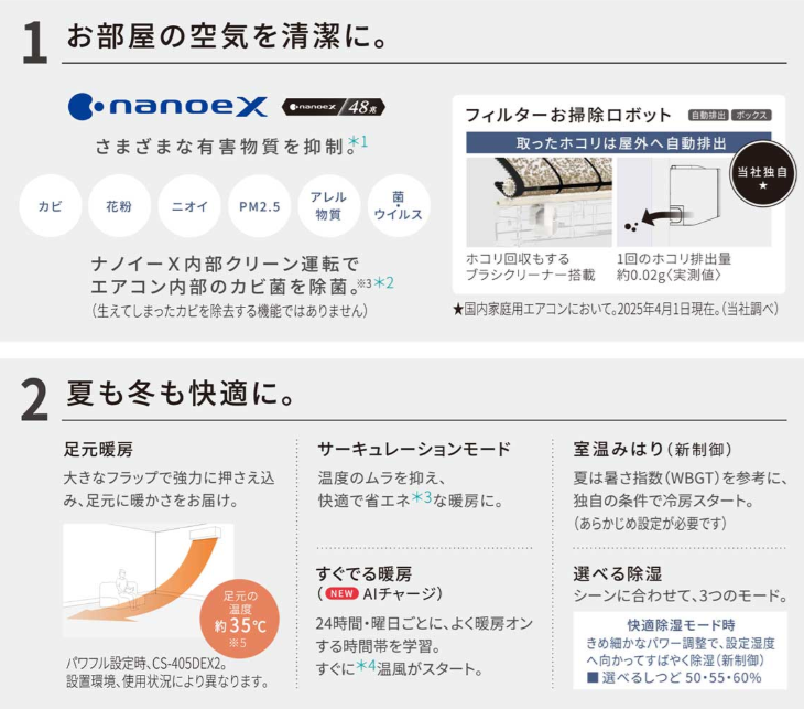 ¢¨2025ǯ¥â¥Ç¥ë¢¨¡¡<br>¥Ñ¥Ê¥½¥Ë¥Ã¥¯ ¥¨¥ª¥ê¥¢<br>EX¥·¥ê¡¼¥º<br>CS-715DEX2-W ¡Ê200£ö¡Ë