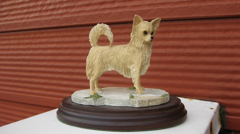 チワワ置物（クリーム）/vintage | 置物類,英国製 Best of Breed