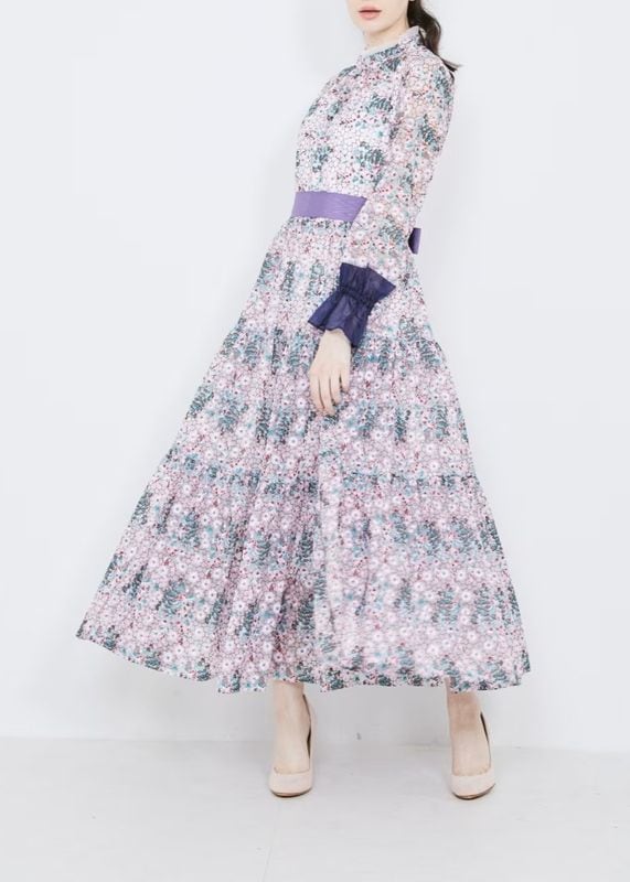 フラワー刺繍マルチカラーワンピース | ITEM CATEGORY,DRESS／ドレス