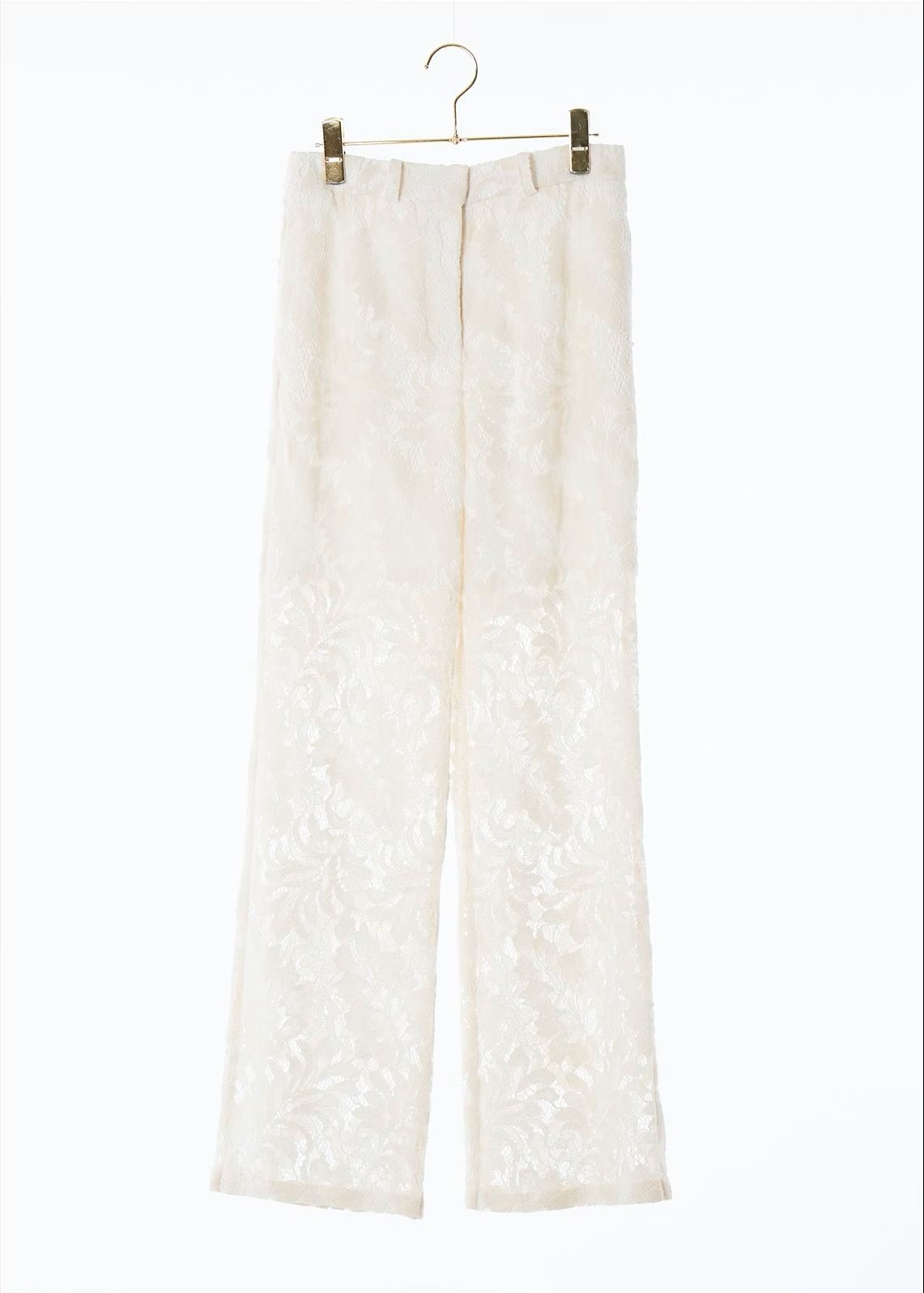 レースストレートパンツ