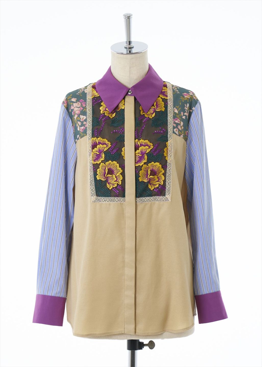 パッチワークブラウス