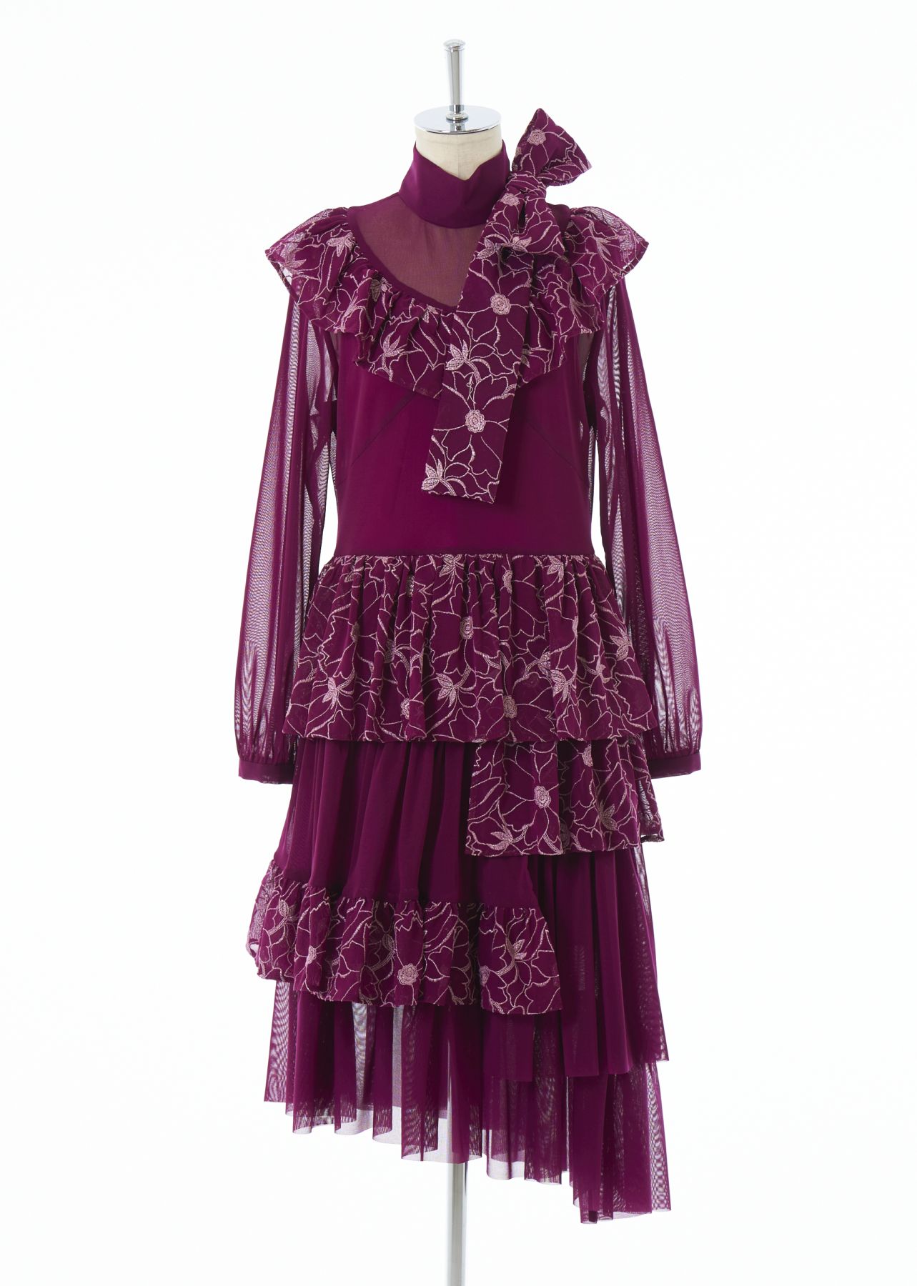 ランダムフリルワンピース