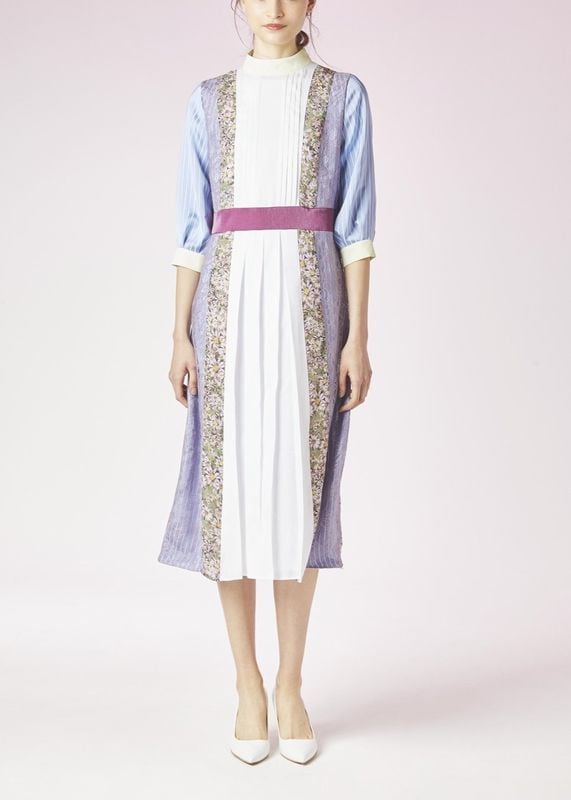 ピンタックパッチワンピース | COLLECTION,2023 Spring&Summer