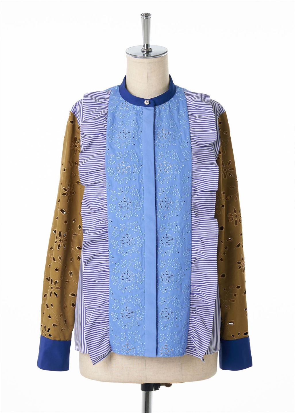 フリルパッチワークシャツ～Rebirth Collection～