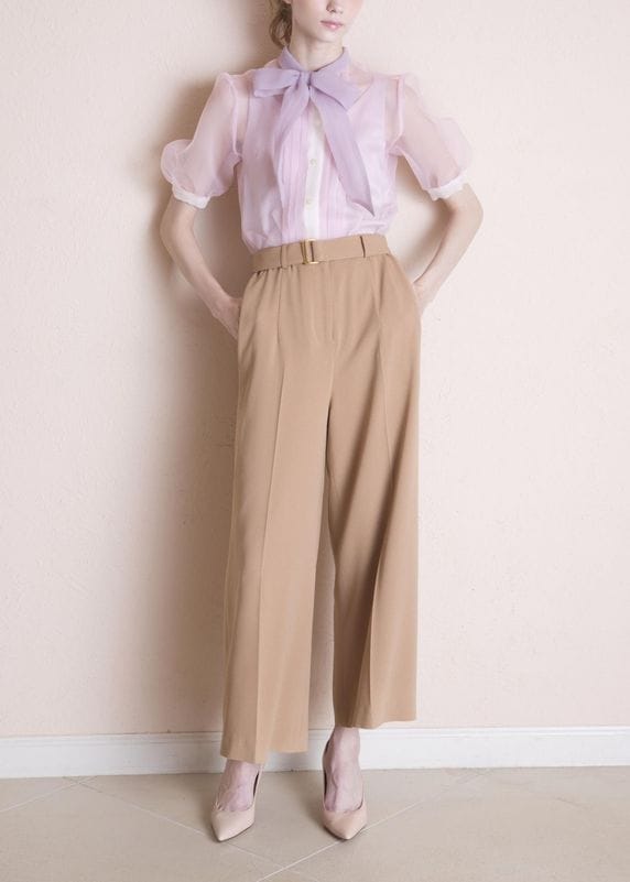 UNISEX＞パネルワークリボンシャツ | すべての商品 | ADELLY