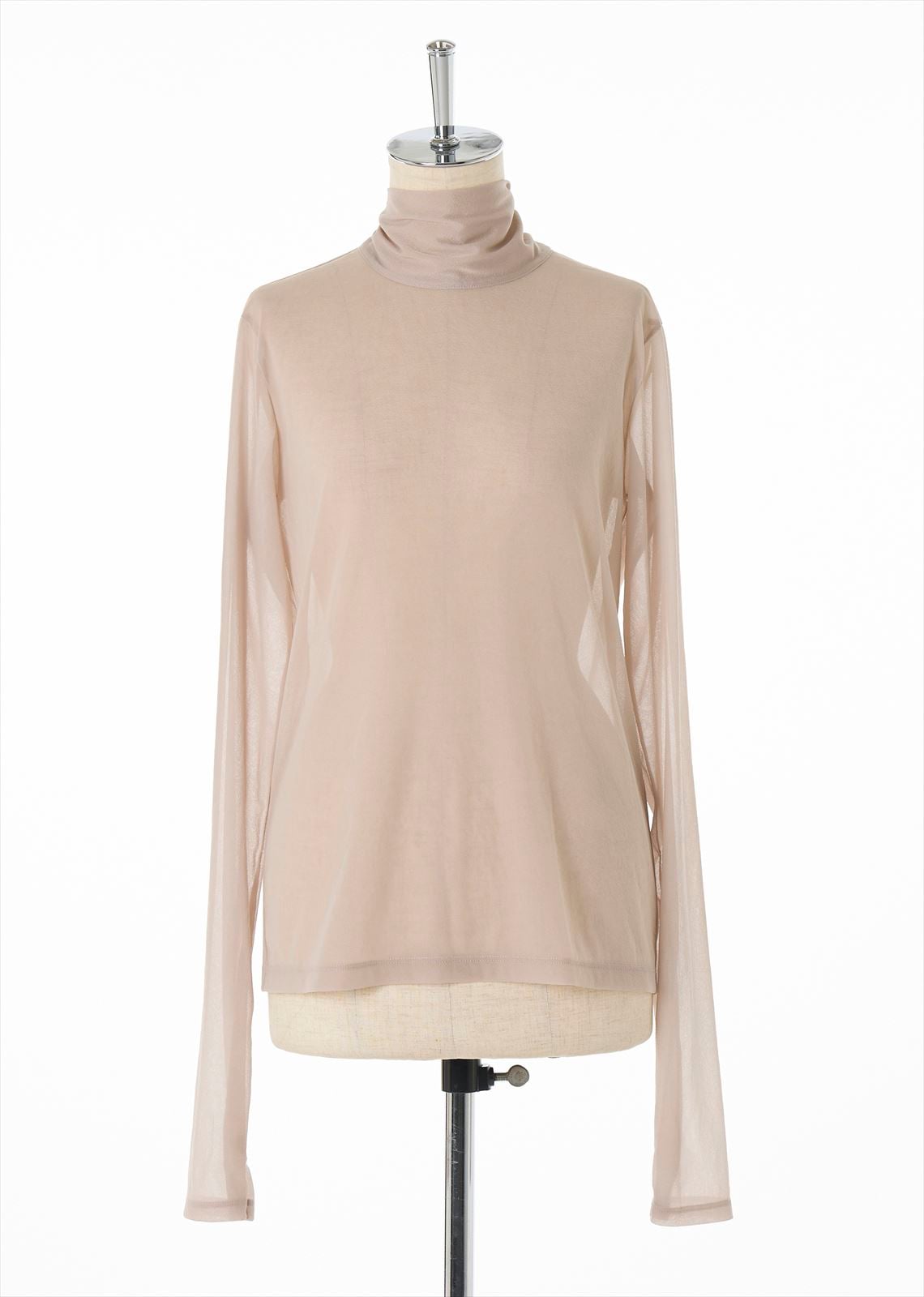 シースルーリボンタイカットソー