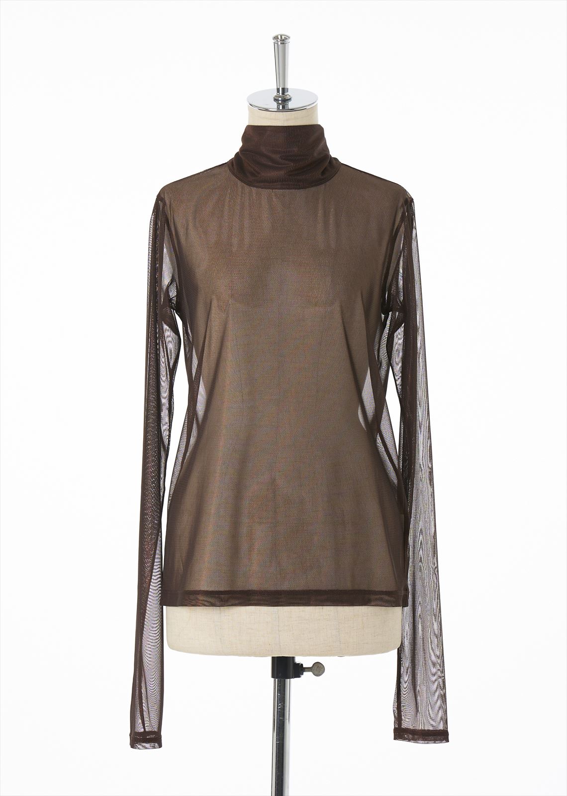 シースルーリボンタイカットソー