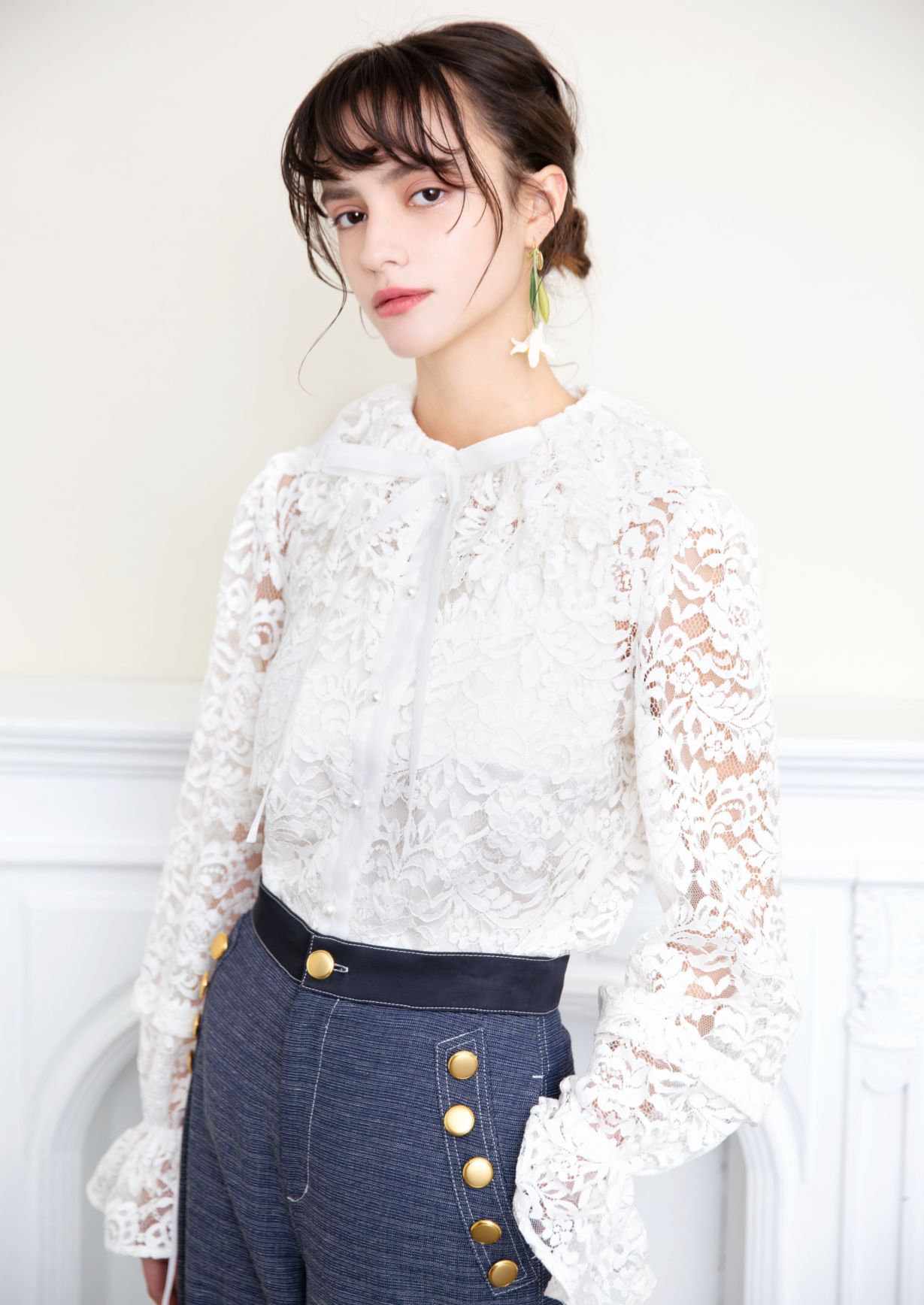 2way Luxury Lace Blouse