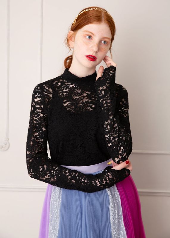 adellyユニセックス パネルワークリボンシャツ UNISEX＞パネルワークリボンシャツ | すべての商品 | ADELLY