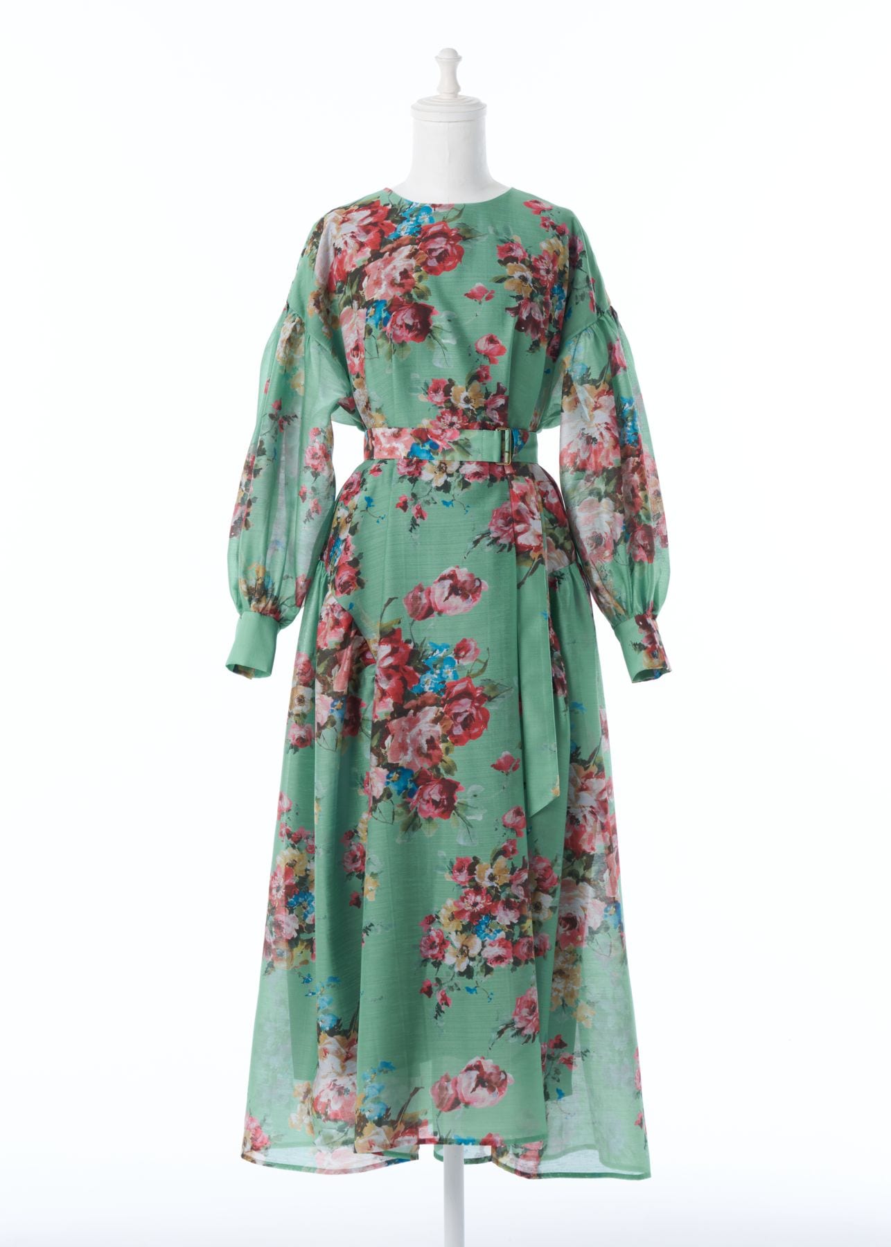 Vintage Bouquet ボリュームテントワンピース