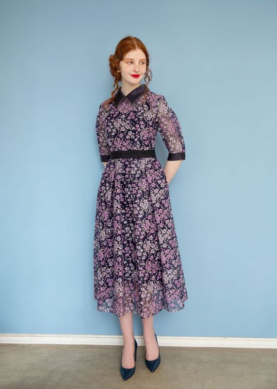 フラワー刺繍マルチカラーワンピース | ITEM CATEGORY,DRESS／ドレス