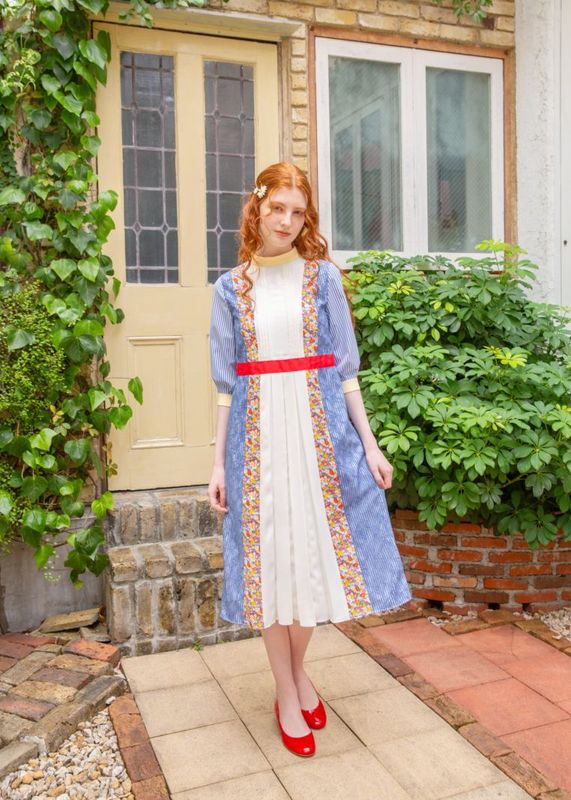 SAKURAパッチワークエンブロイダリーワンピース | NEW | ADELLY ONLINE