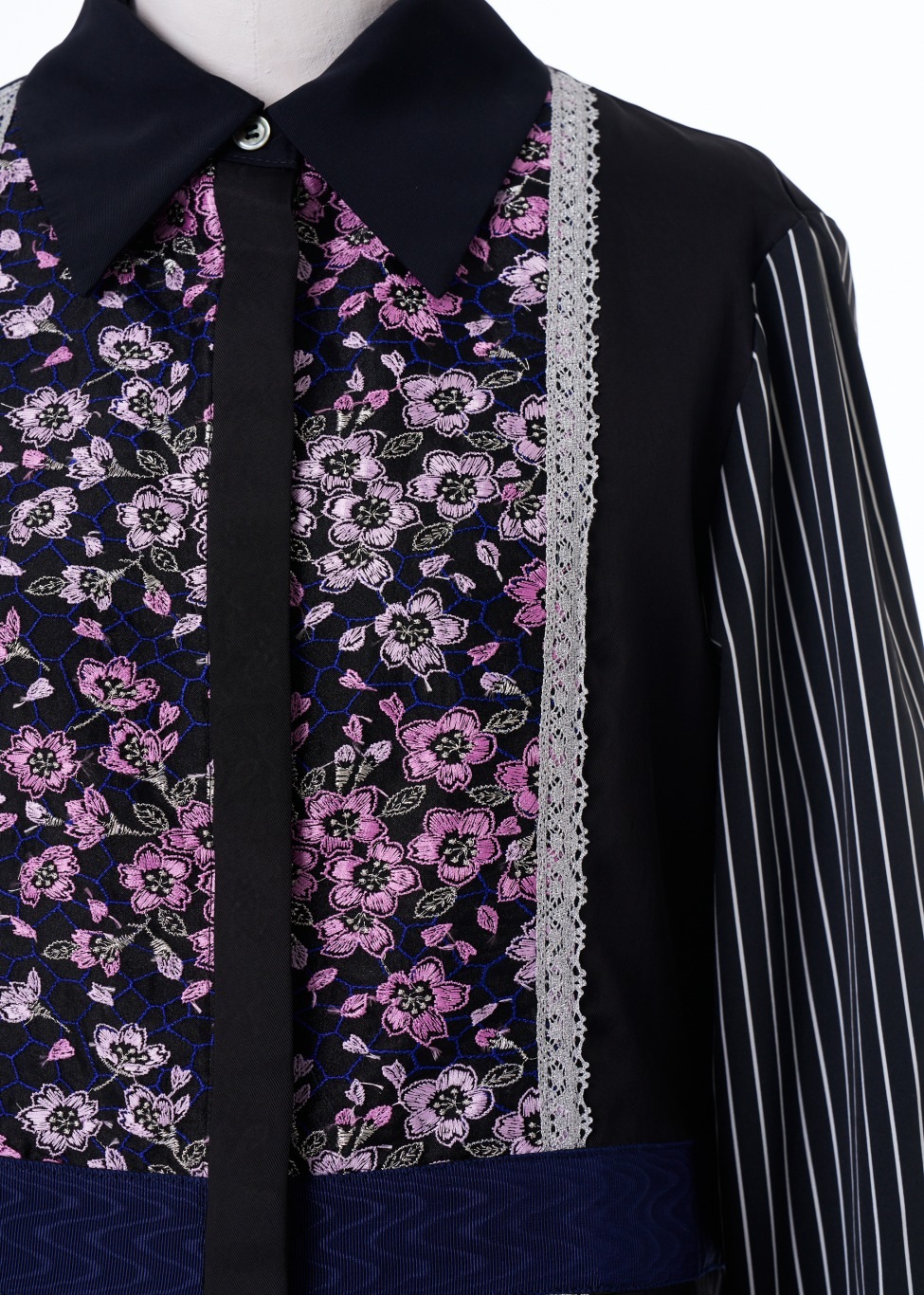 SAKURAパッチワークエンブロイダリーワンピース