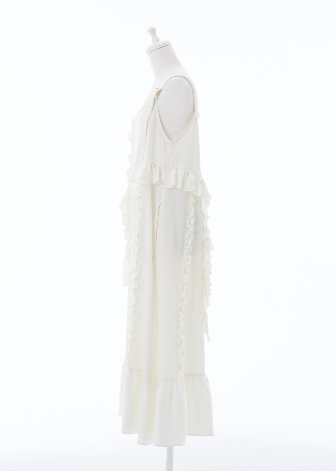 予約】ラッフルサテンロングドレス | NEW | ADELLY ONLINE SHOP