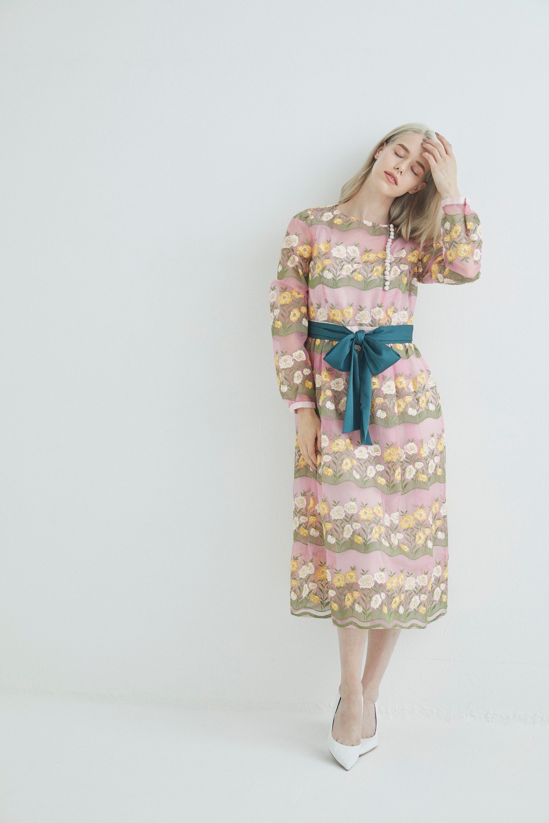 ウエストリボンワンピース Item Category Dress ドレス Adelly Online Shop