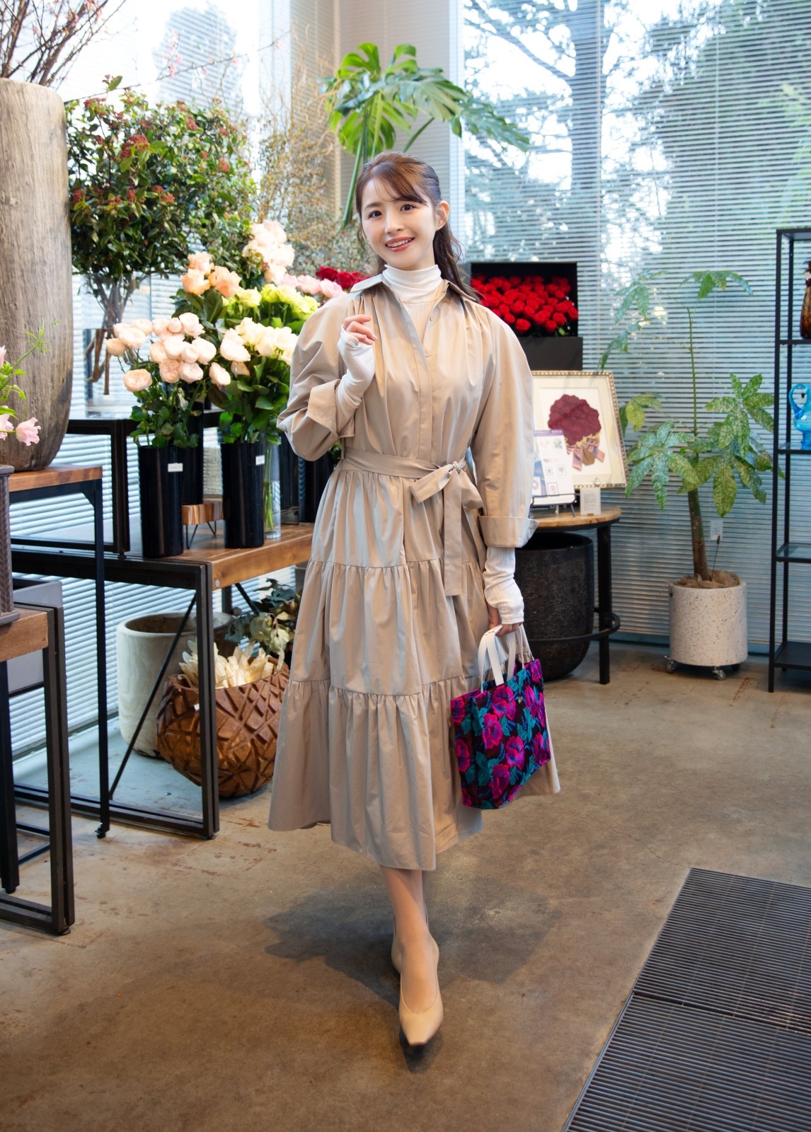 EMBROIDERY PETITE TOTE BAG