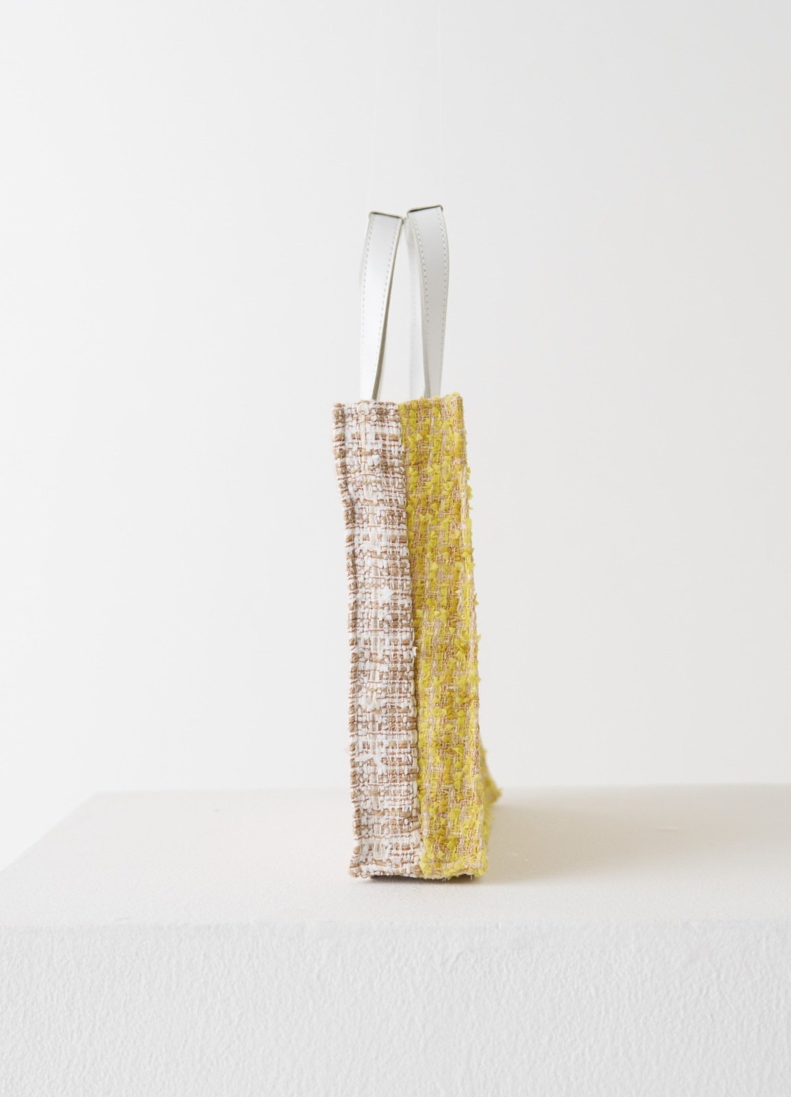 COLOR BLOCKING TWEED PETIT TOTE BAG | すべての商品 | ADELLY ONLINE 