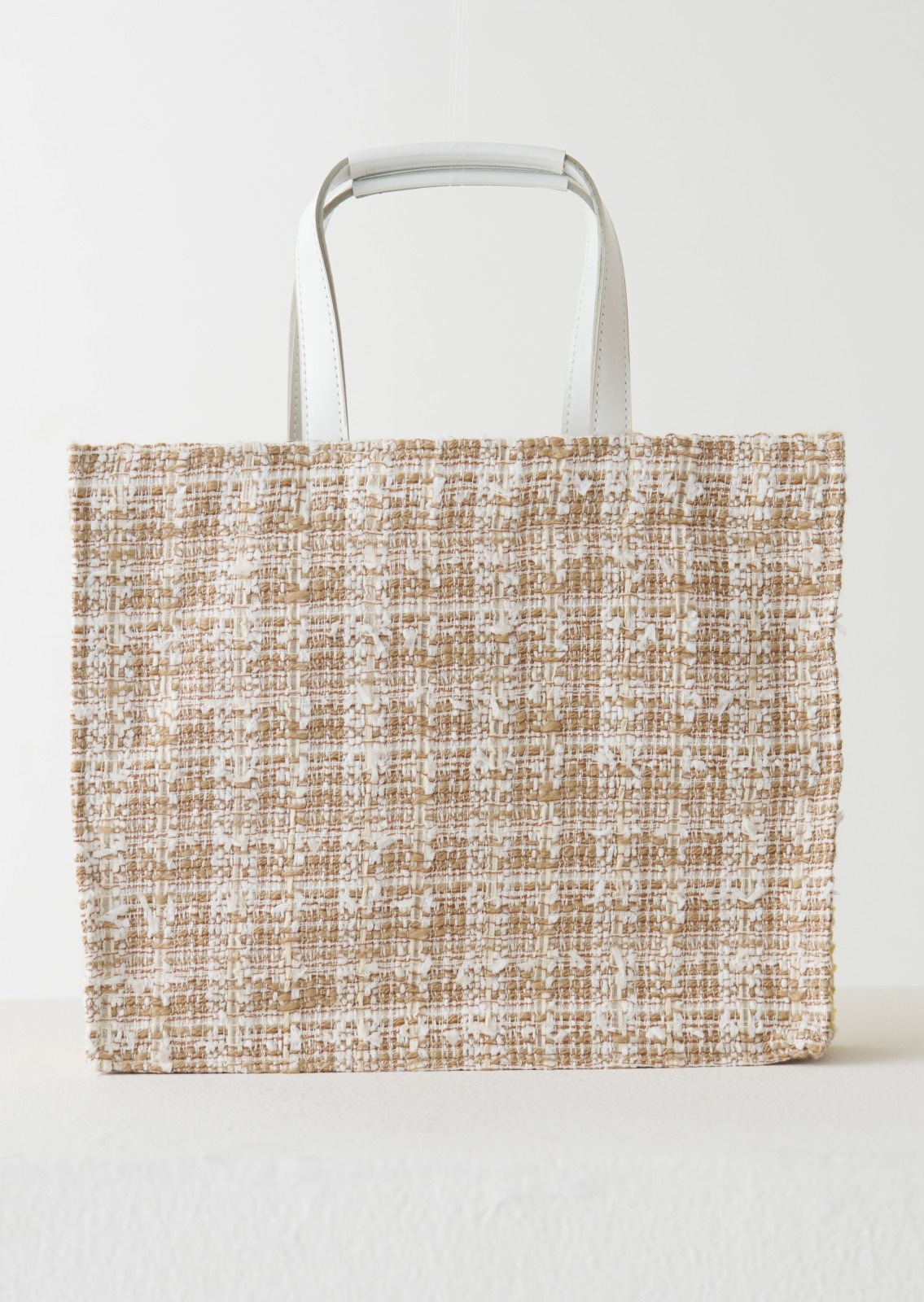 COLOR BLOCKING TWEED PETIT TOTE BAG | すべての商品 | ADELLY ONLINE 