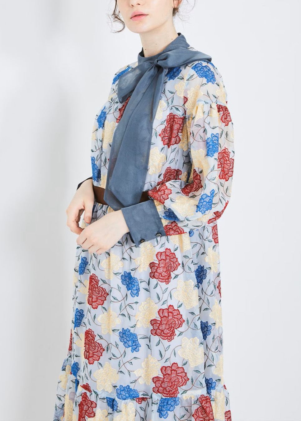 リボンヨークワンピース