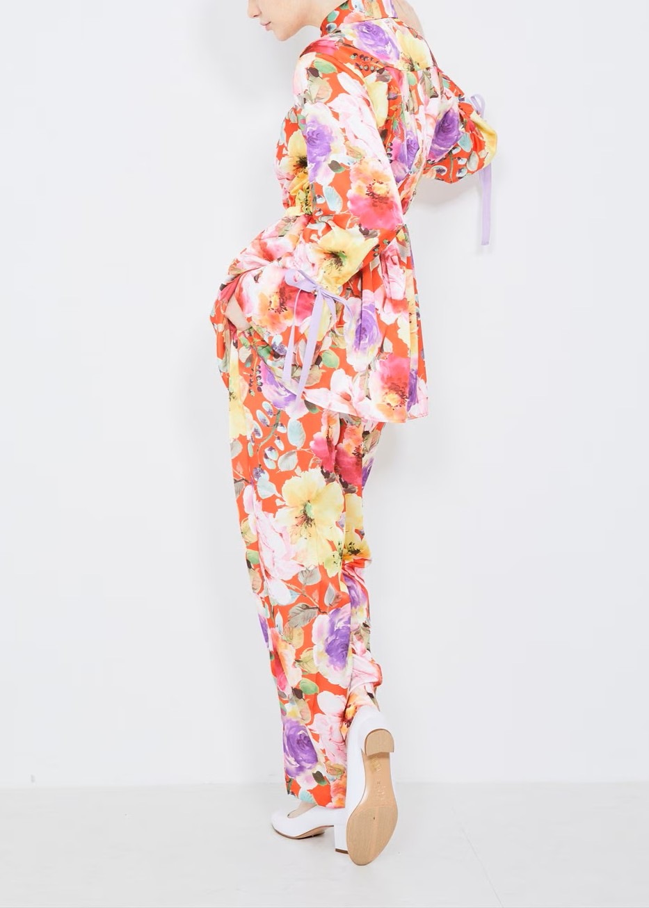 ラージフラワードロストパンツ