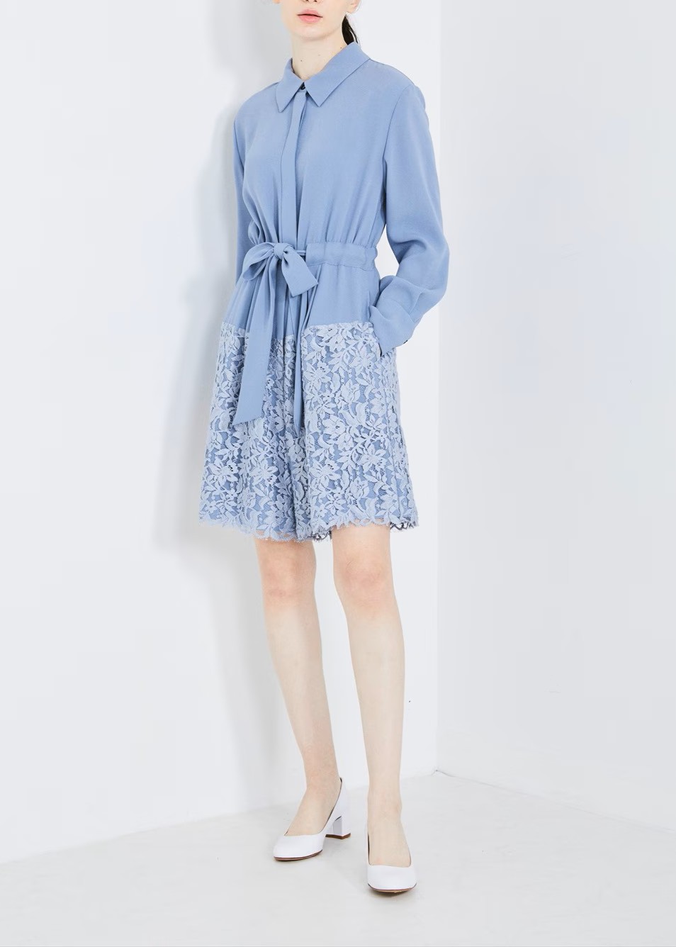 シャツスタイルオールインワン