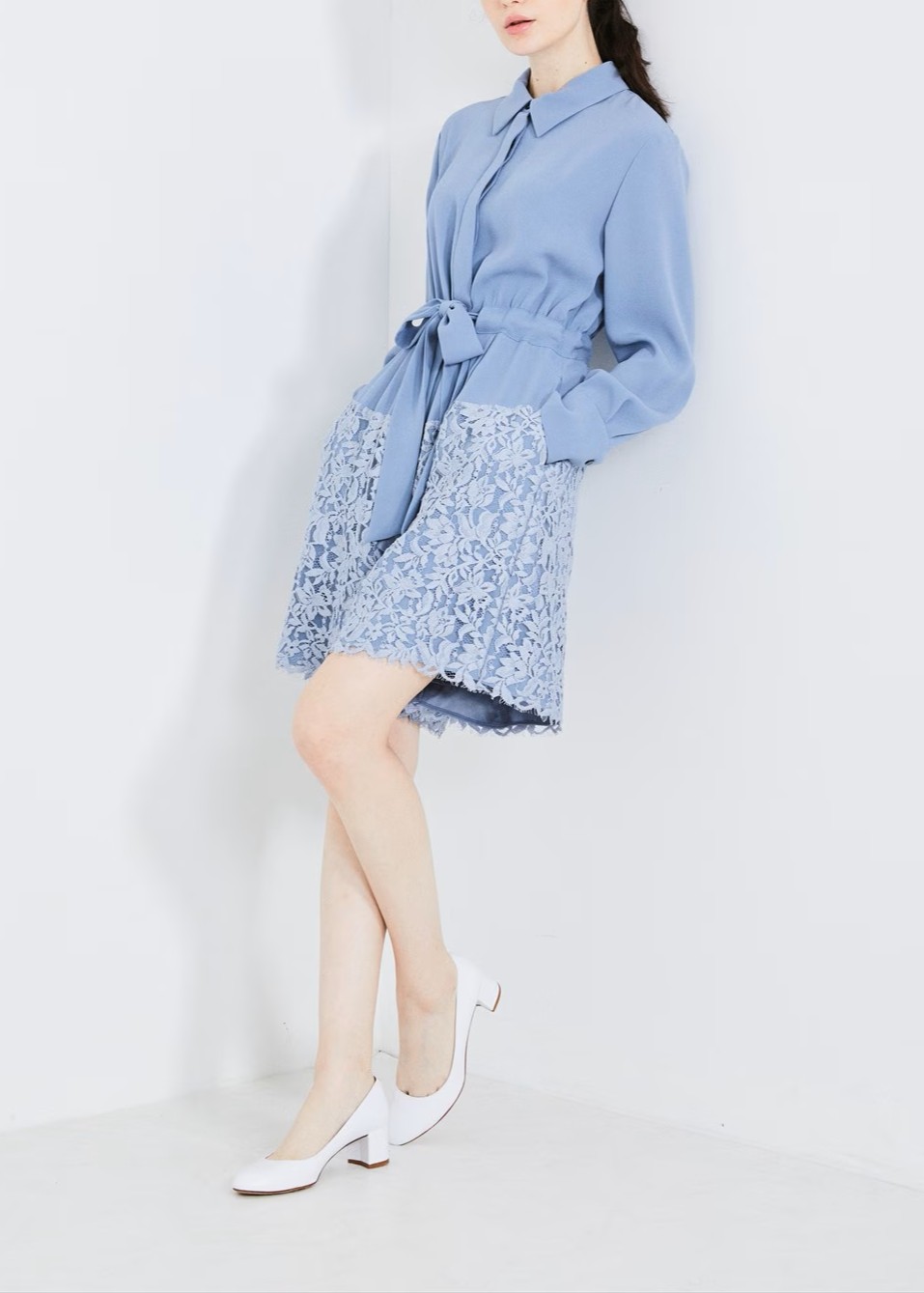 シャツスタイルオールインワン