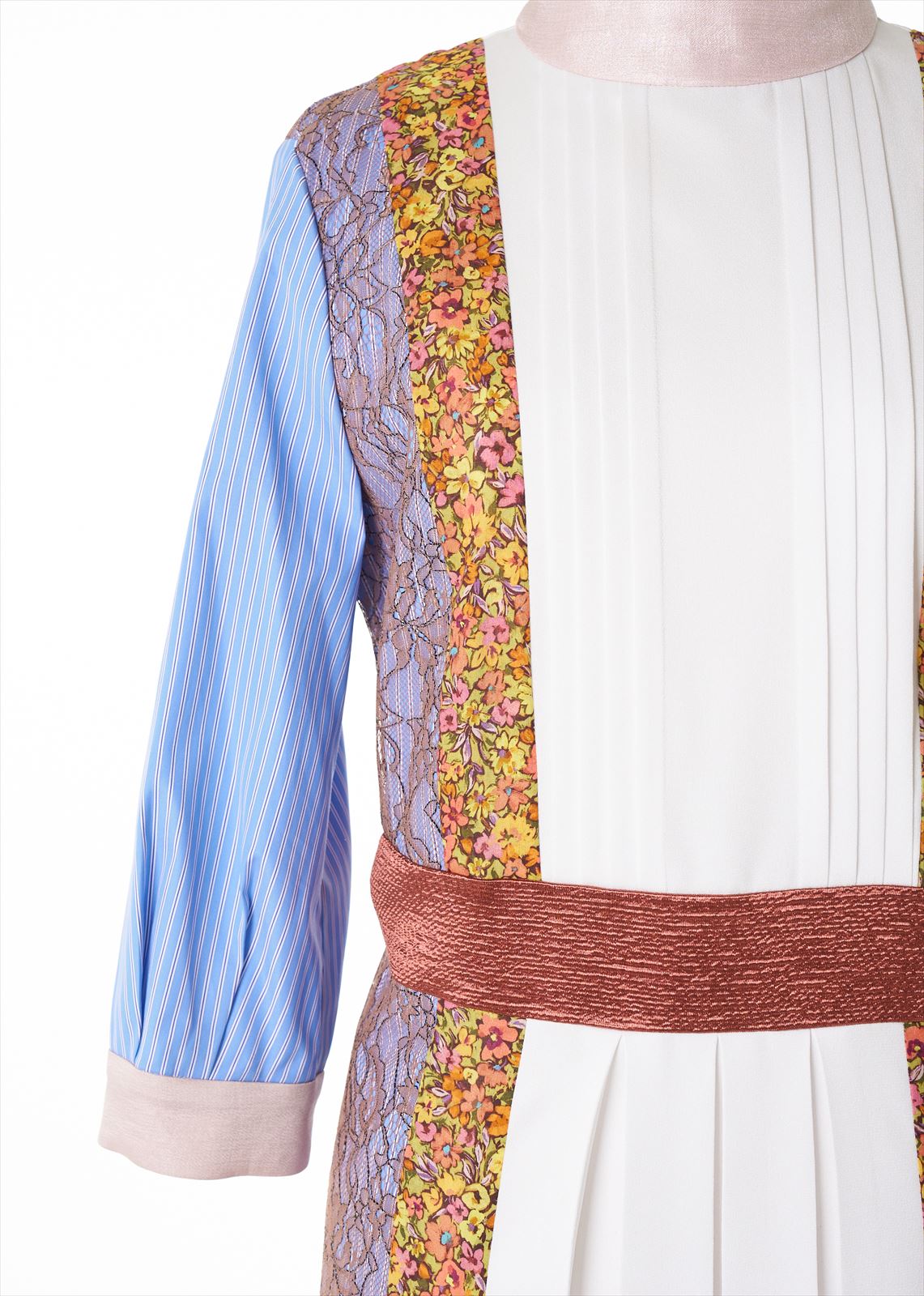 パッチワークワンピース