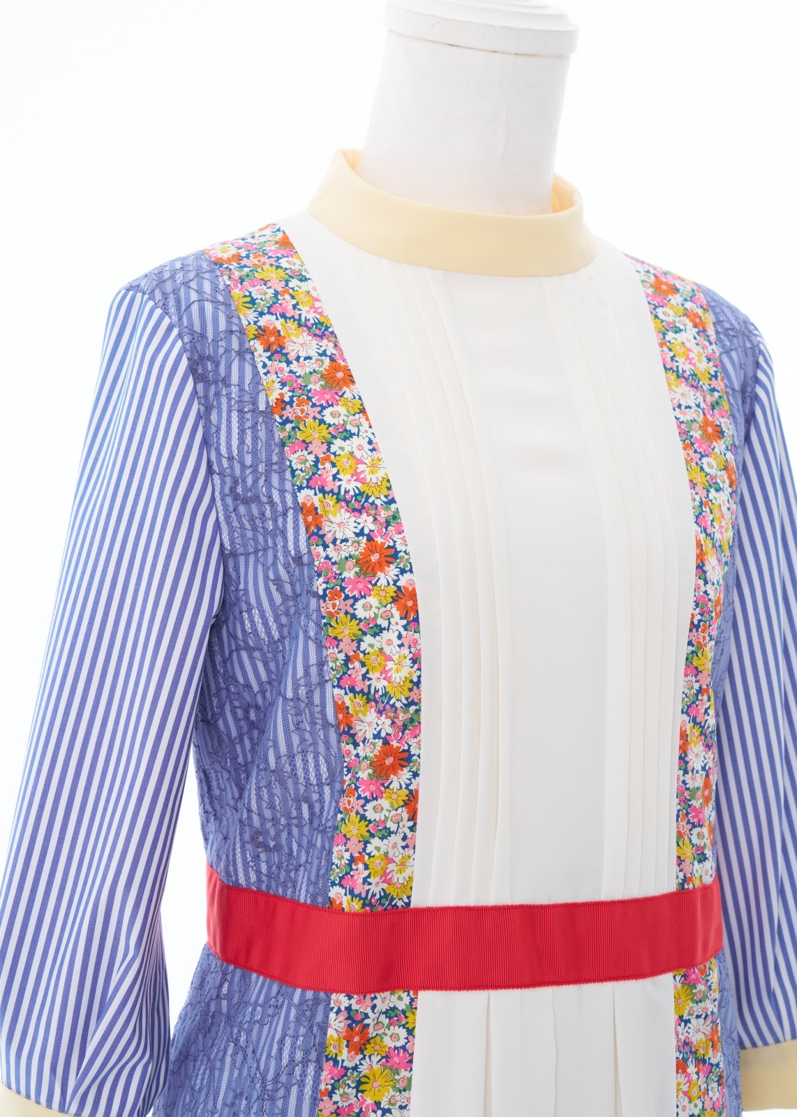 パッチワークワンピース