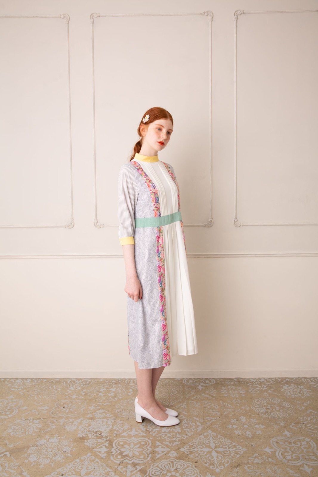 パッチワークワンピース