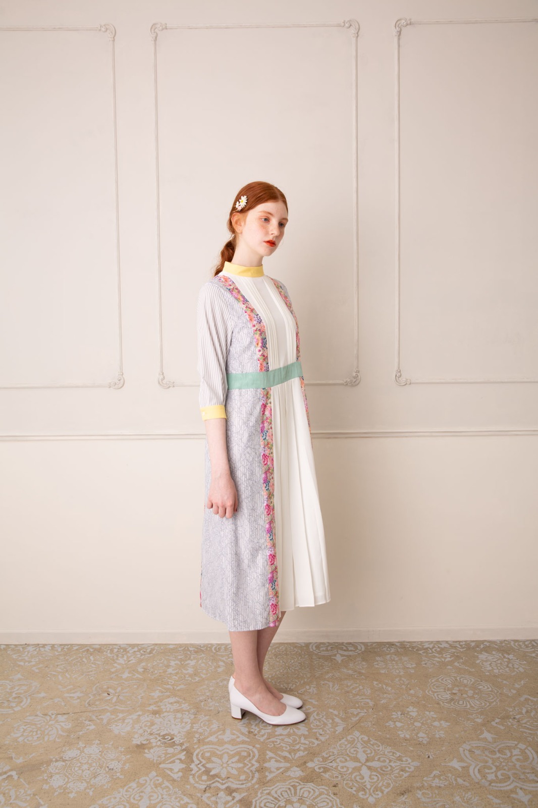 パッチワークワンピース