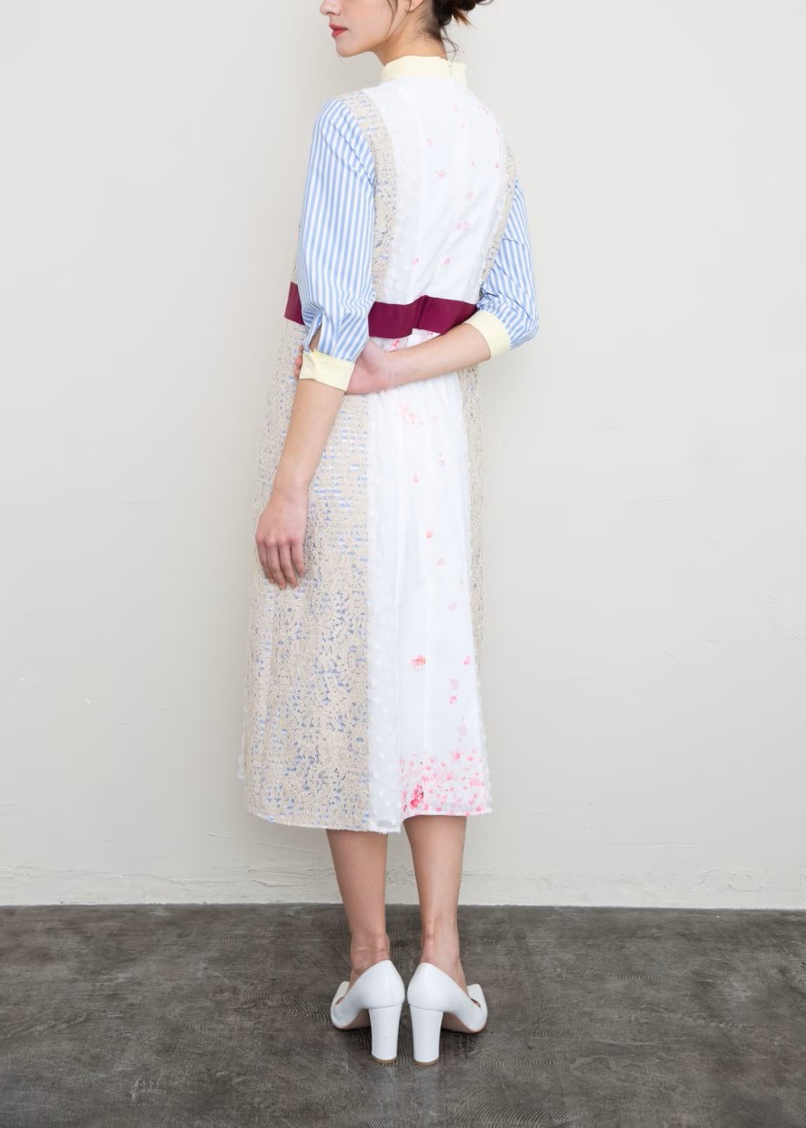 パッチワークワンピース