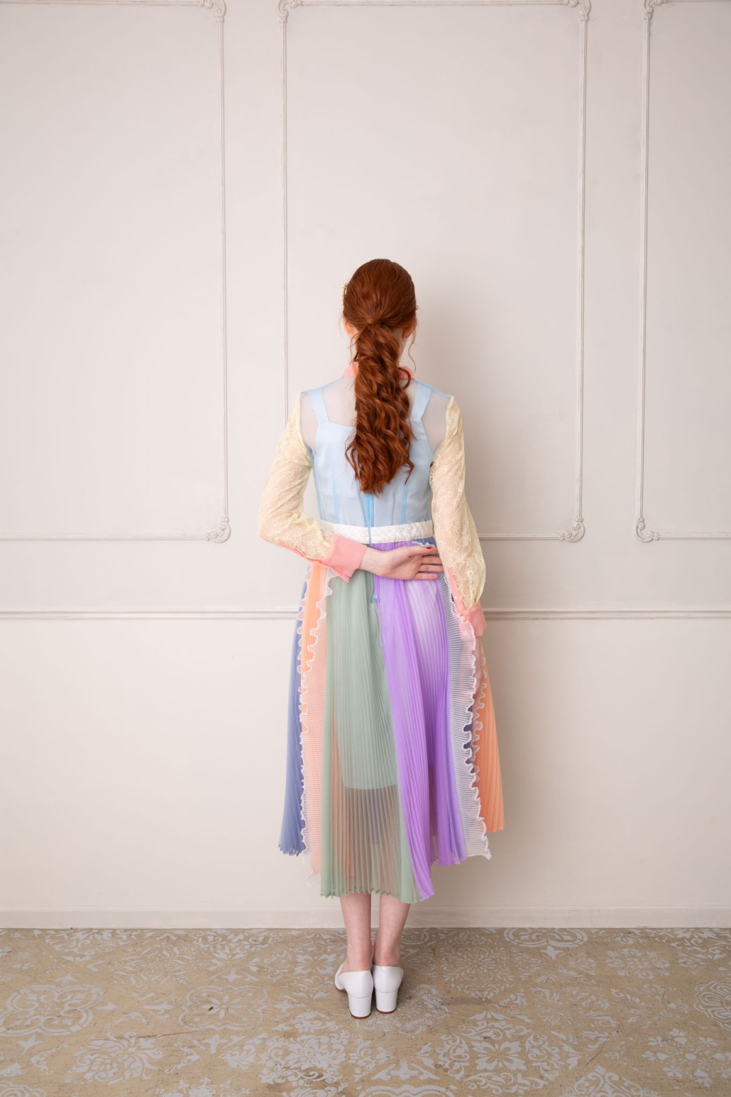 マルチミックスリボンワンピース