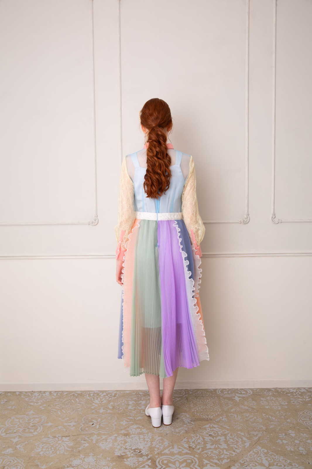 マルチミックスリボンワンピース