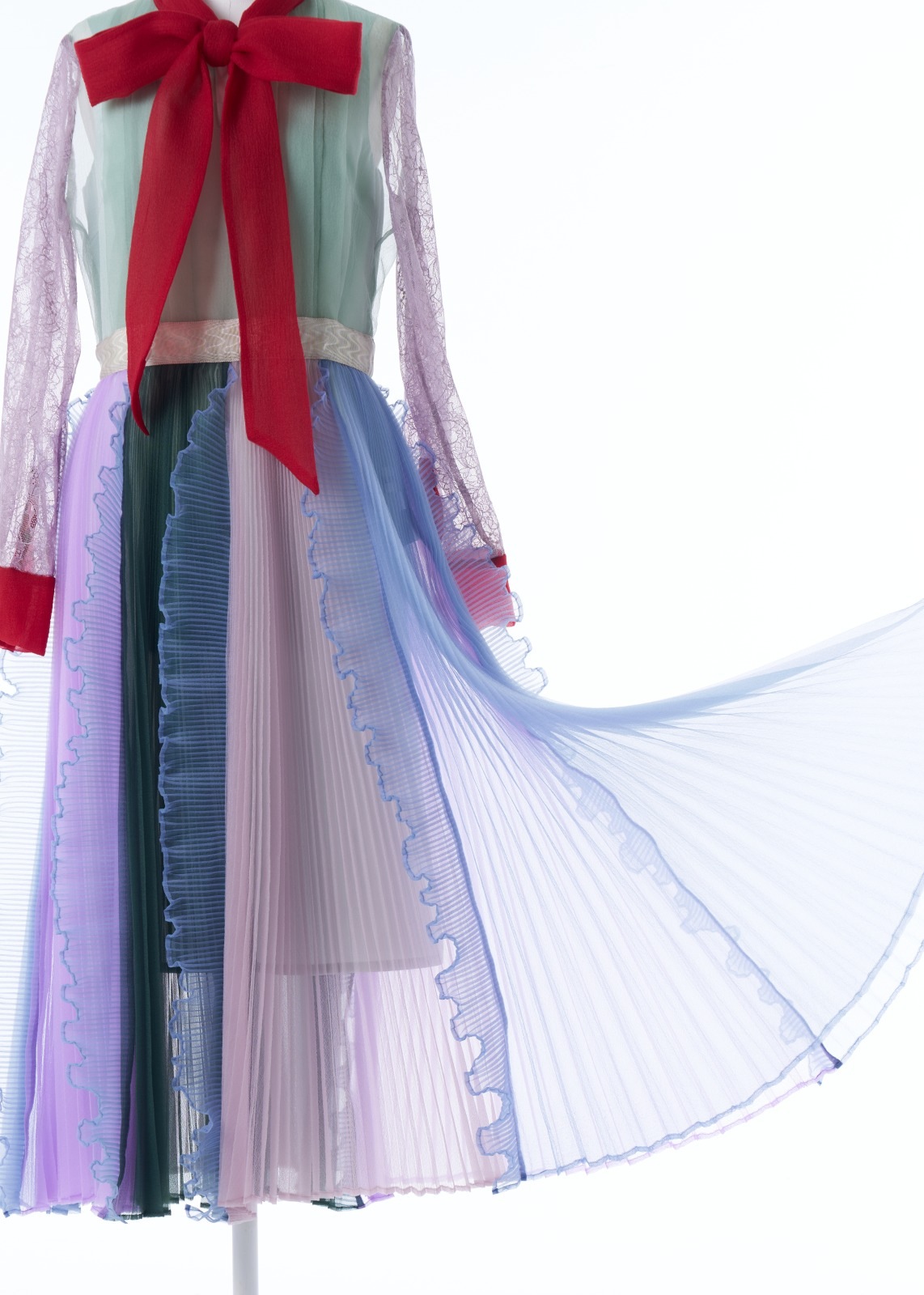 マルチミックスリボンワンピース