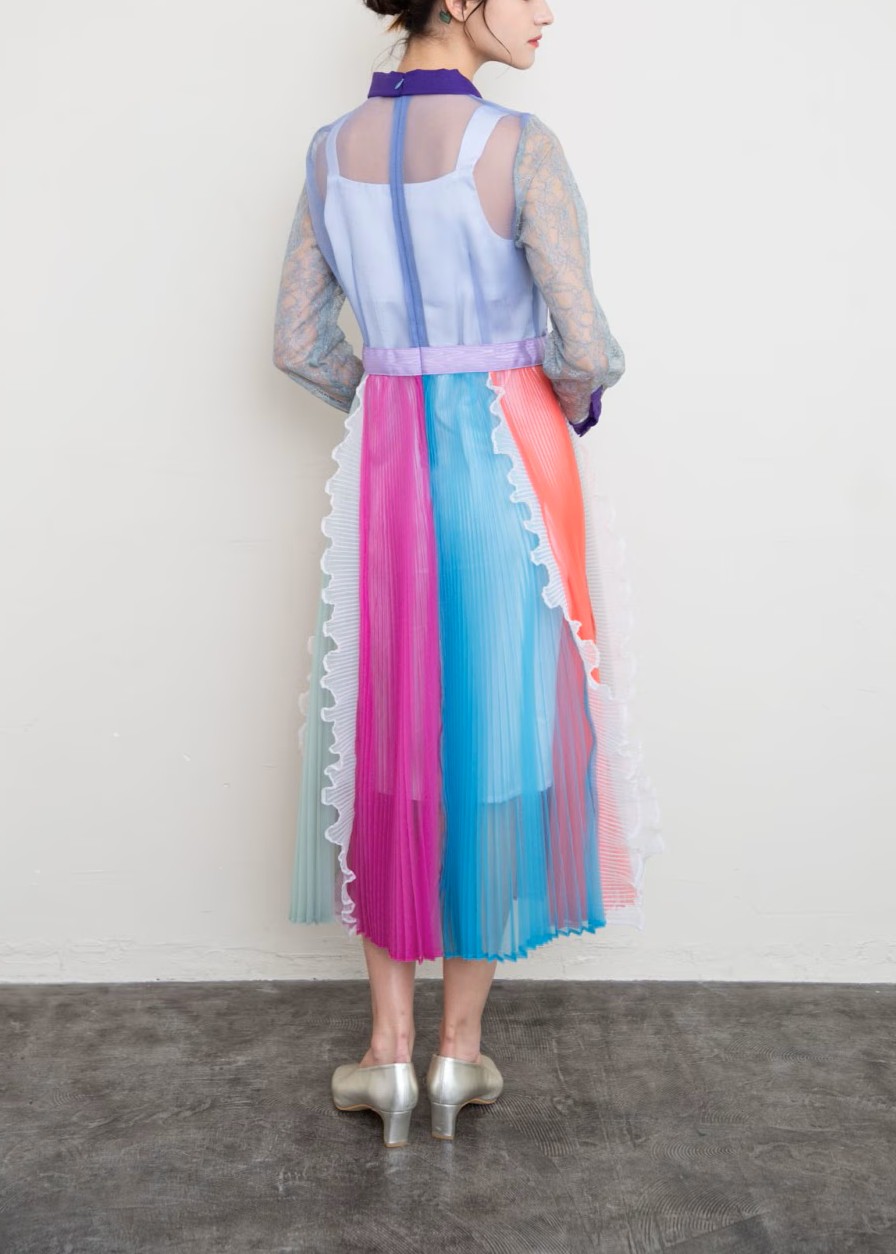 マルチミックスリボンワンピース