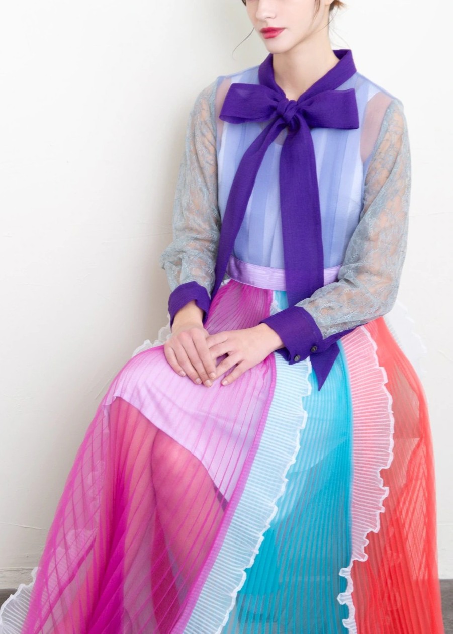 マルチミックスリボンワンピース