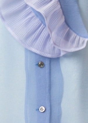 パネルプリーツボウタイブラウス