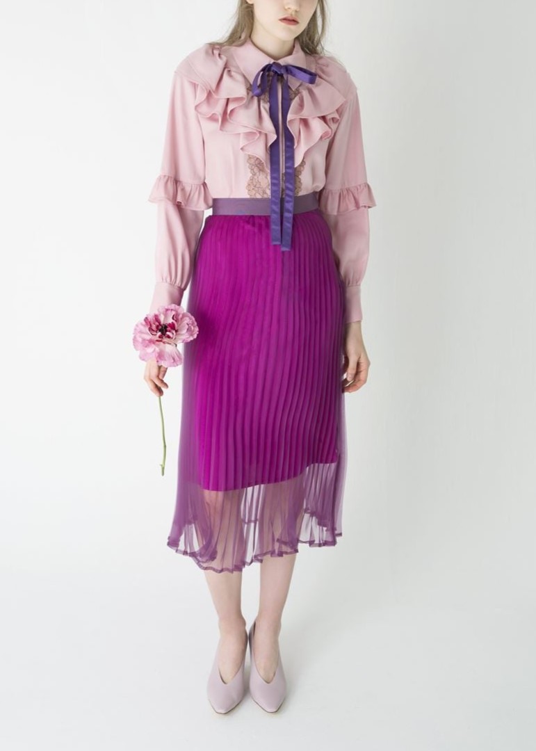 アコーディオンプリーツスカート