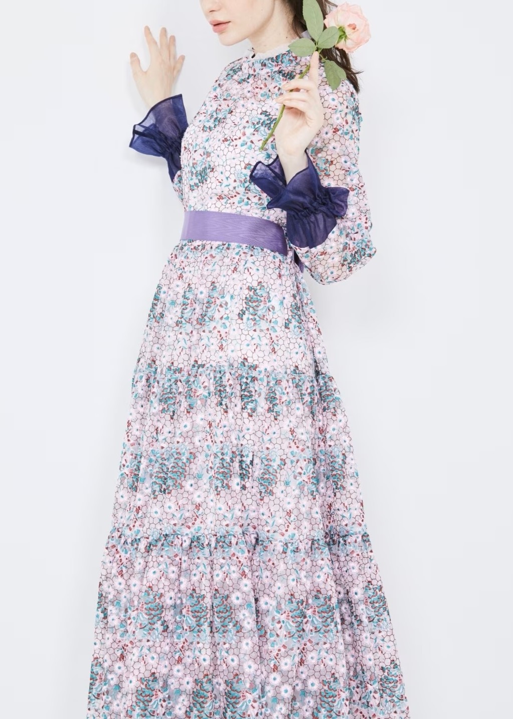 ティアードロングワンピース