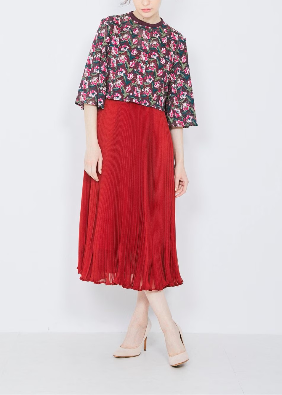 レイヤードスタイルワンピース