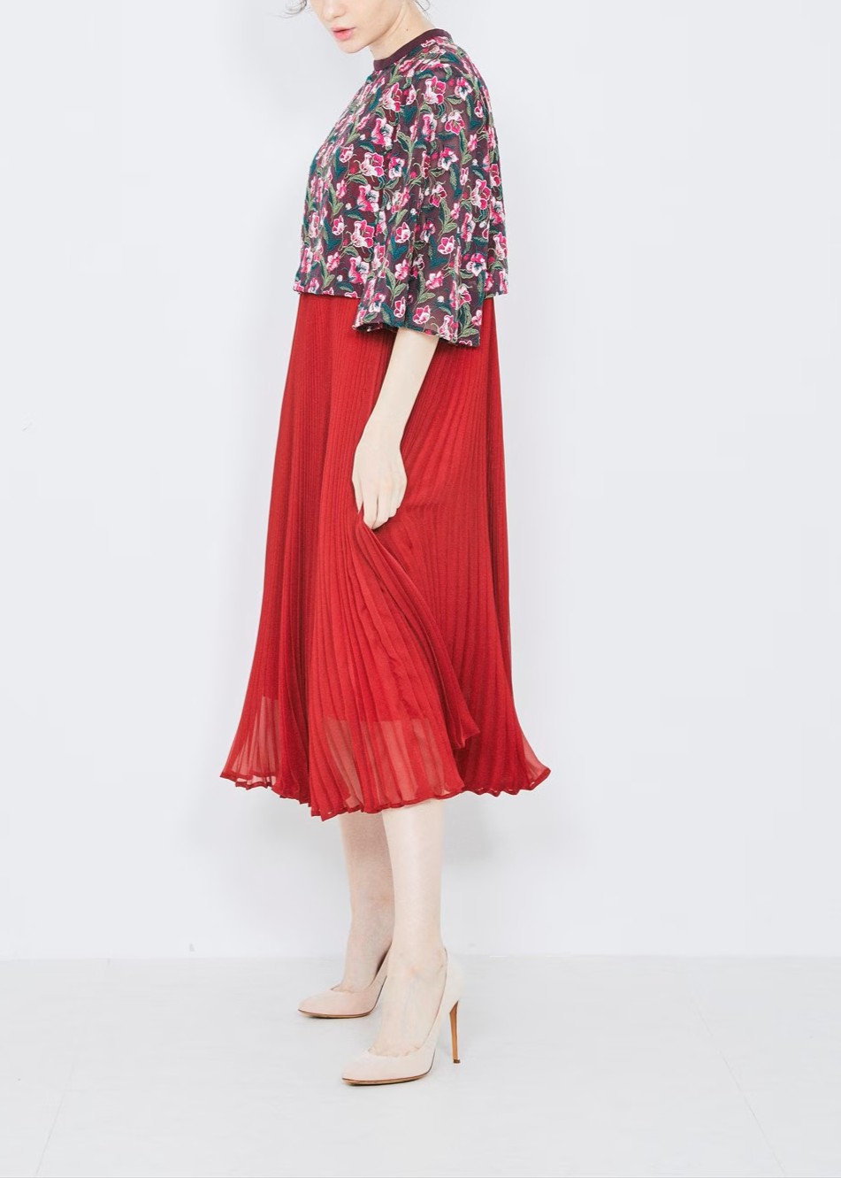 レイヤードスタイルワンピース