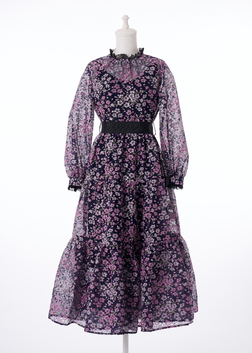 SAKURAティアードロングワンピース