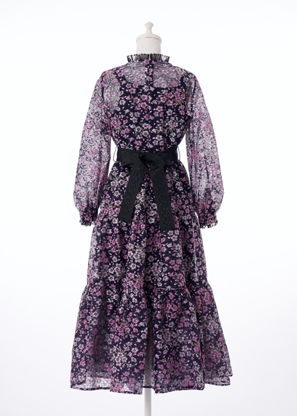 SAKURAティアードロングワンピース