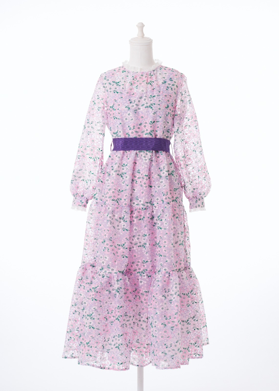 SAKURAティアードロングワンピース