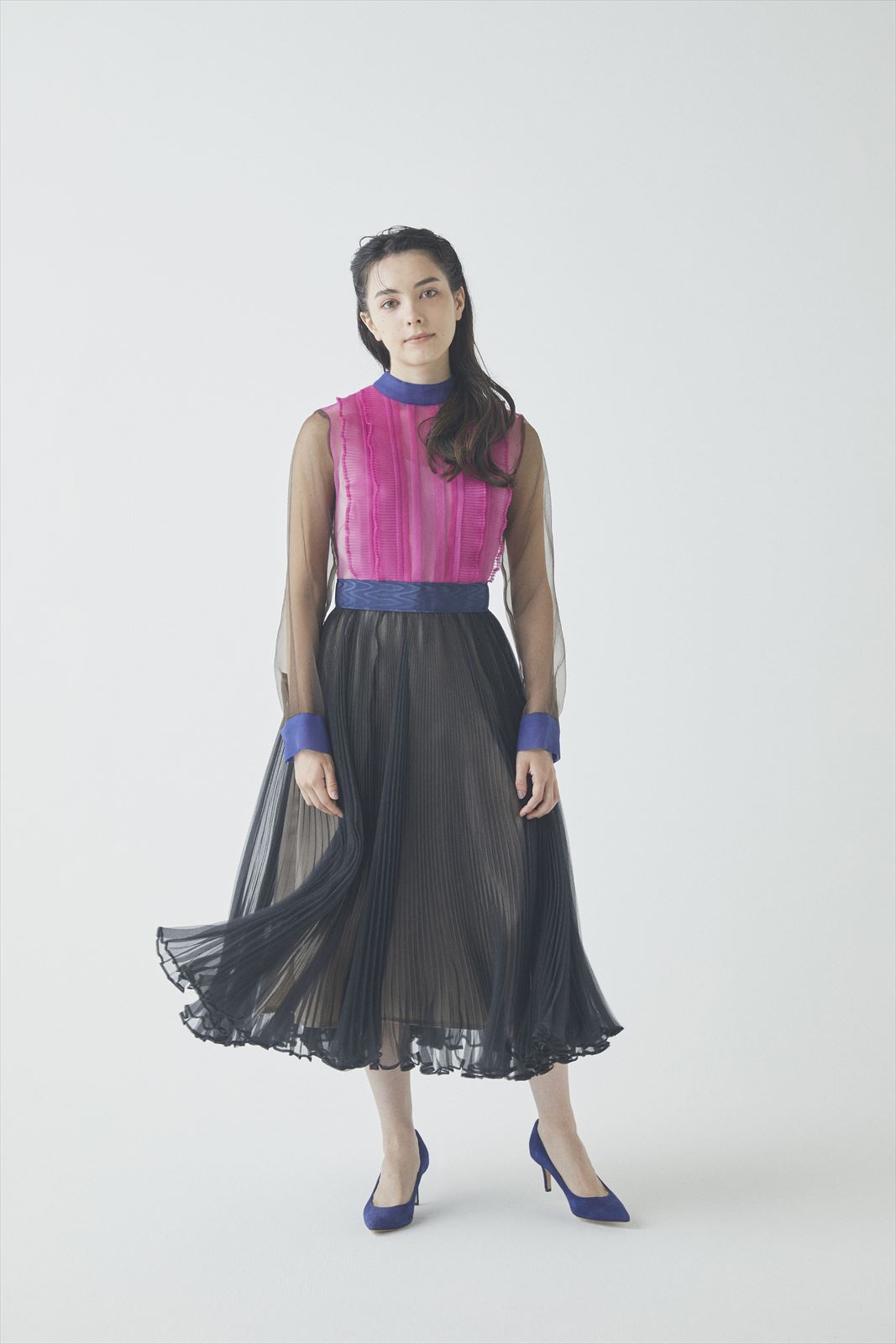 フリルプリーツワンピース | ITEM CATEGORY,DRESS/ドレス | ADELLY ...