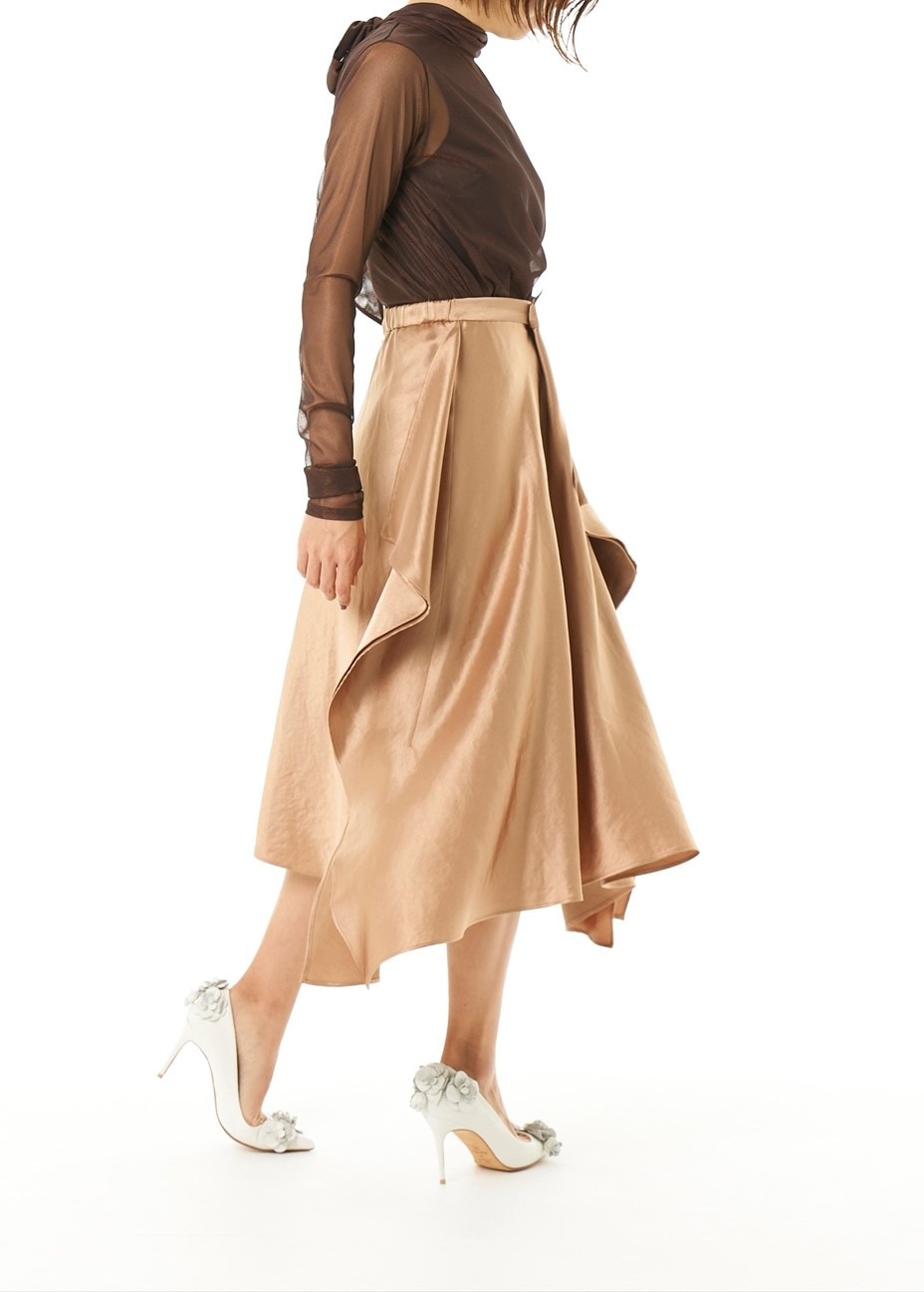 スクエアフォルドスカート