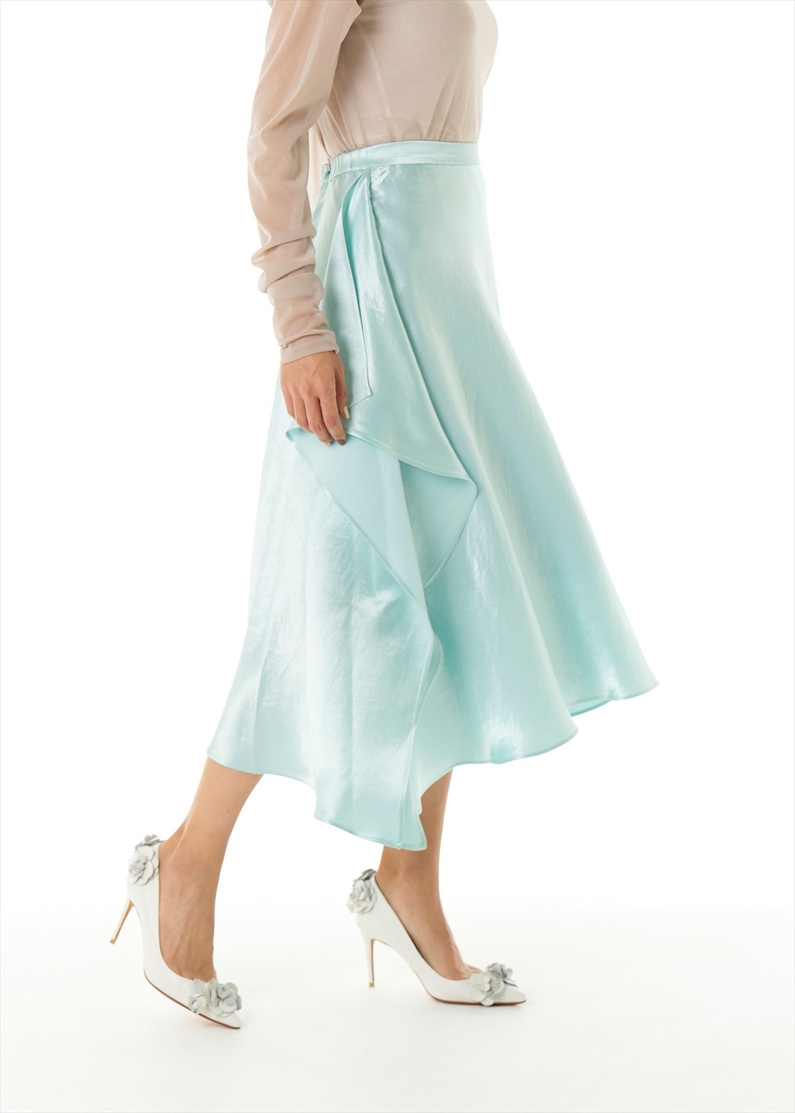 スクエアフォルドスカート