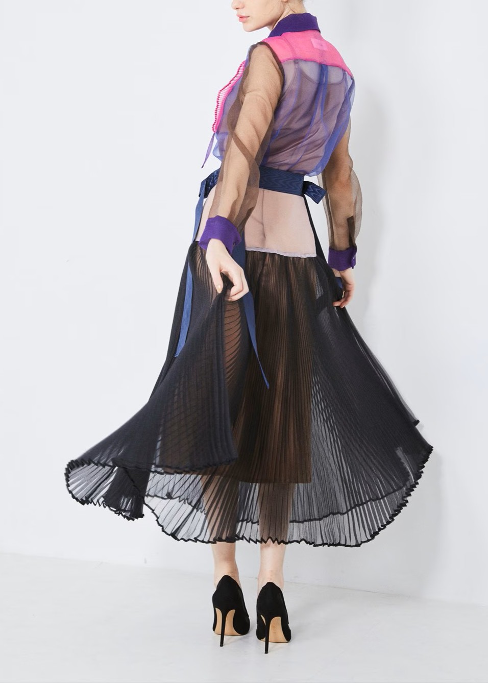 ウエストリボンプリーツスカート