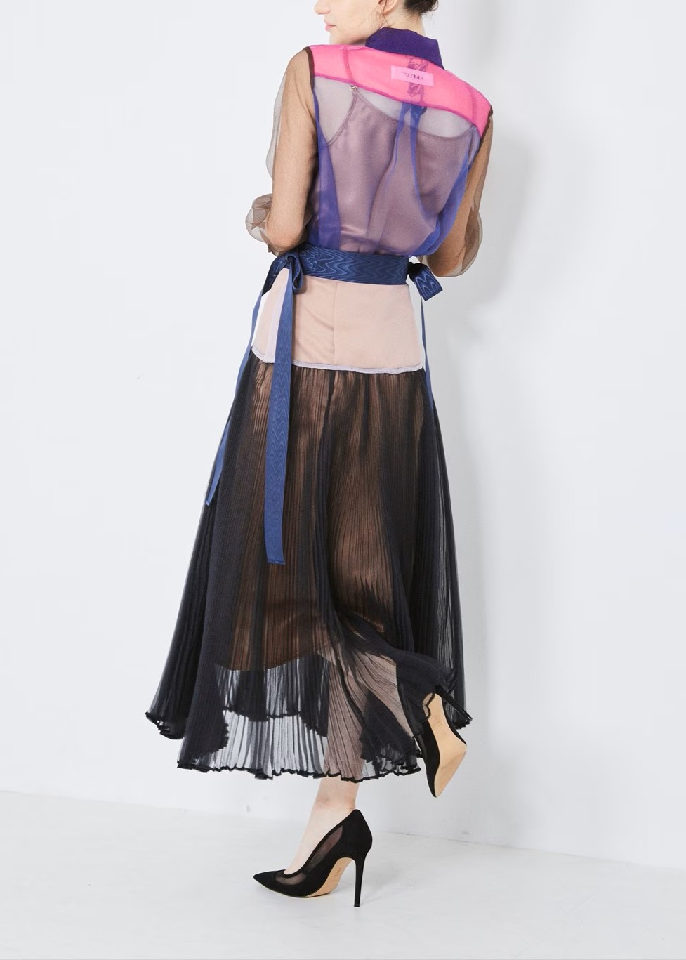 ウエストリボンプリーツスカート